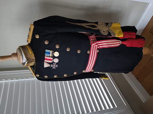 JIA  Artillery Captain full dress uniform