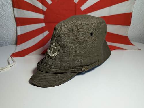 navy cap