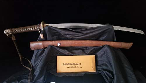 Need opinion on a WW2 Katana