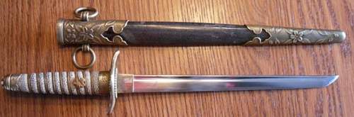 Japanese Naval Officer's Dirk