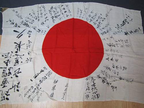 2 japanese flags, original or fake????