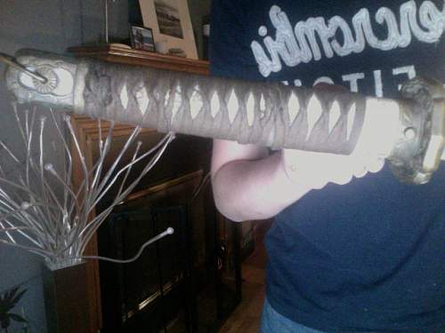 World War 2 Japanese Samurai Sword Dont Know If Real Or Fake!