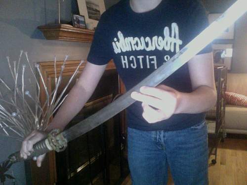 World War 2 Japanese Samurai Sword Dont Know If Real Or Fake!