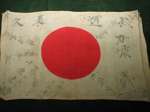 2 japanese flags, original or fake????