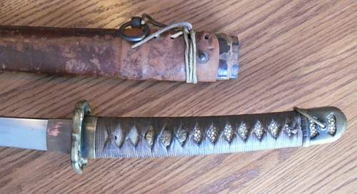 WW2 Wakizashi added to collection