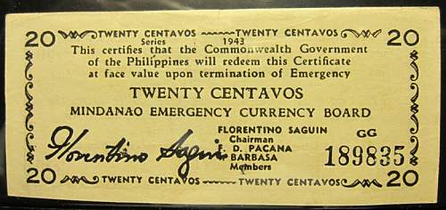 World War II  Banknotes used in the Philippines