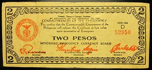 World War II  Banknotes used in the Philippines