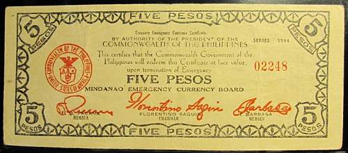 World War II  Banknotes used in the Philippines