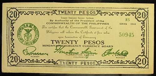 World War II  Banknotes used in the Philippines