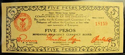 World War II  Banknotes used in the Philippines