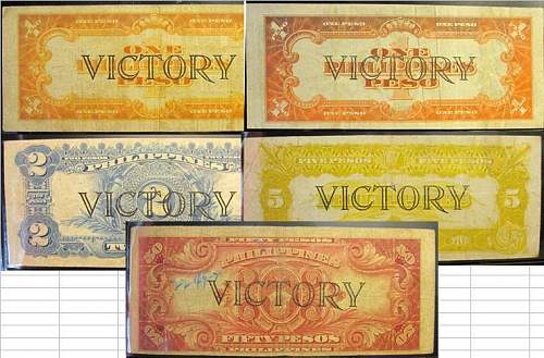 World War II  Banknotes used in the Philippines