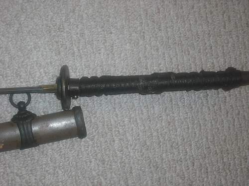 WWII Japanese Sword---real deal??