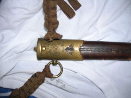 Japanese Naval Dagger with cloth hangers