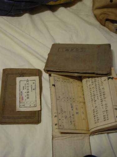 WW2 IJN Japanese Personal Effects Bag &amp; Contents