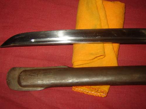 Japanese nco sword from ww2