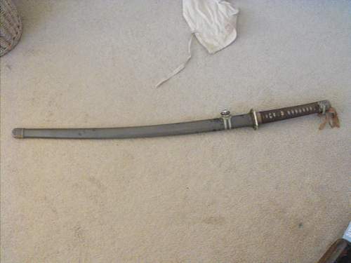 Japanese officers sword