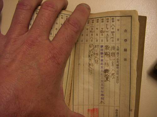 Imperial Japanese pay book and other?