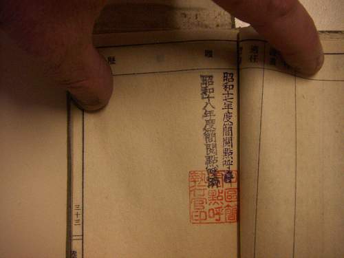 Imperial Japanese pay book and other?