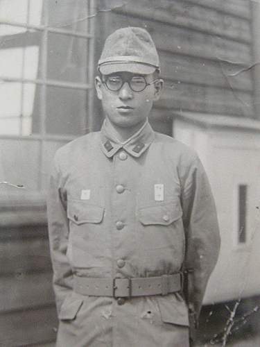 Japanese Soldiers Prayer flag and some personal effects