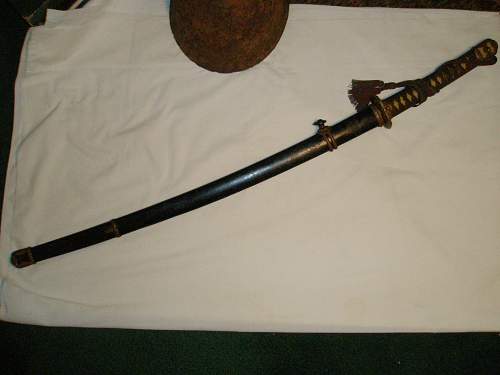 WWII Japanese Army Samurai Sword 1944