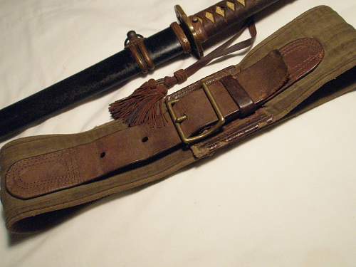 WWII Japanese Army Samurai Sword 1944