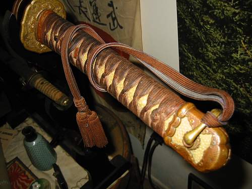 WWII Japanese Army Samurai Sword 1944