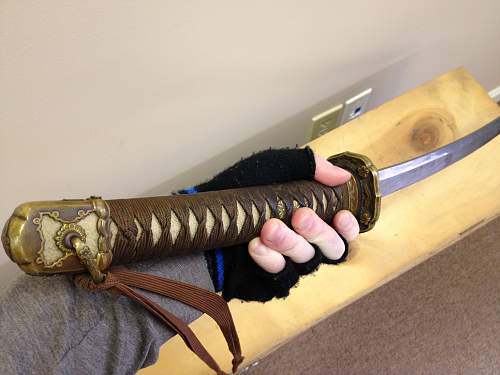 WWII Japanese Army Samurai Sword 1944