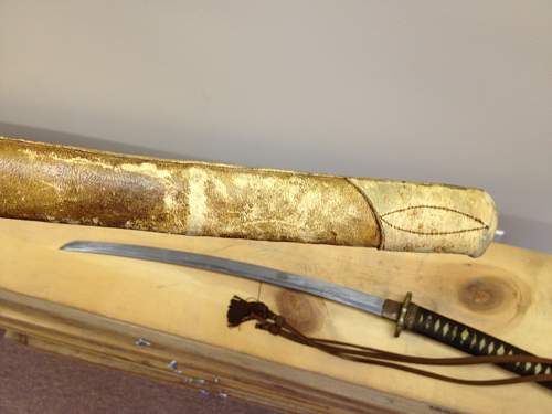 WWII Japanese Army Samurai Sword 1944