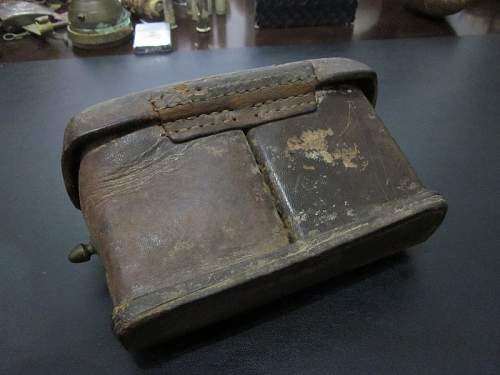 Japanese WW2 Leather Ammo Pouch
