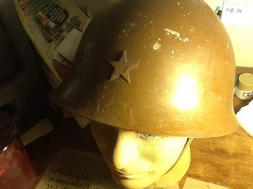 My new japanese type 90 helmet shell!!!!