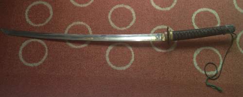 WWII Japanese Army Samurai Sword 1944