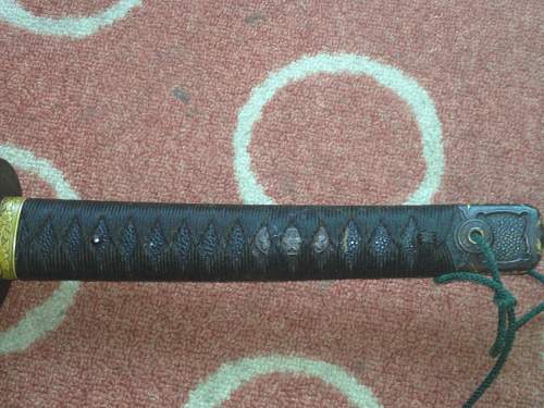 WWII Japanese Army Samurai Sword 1944