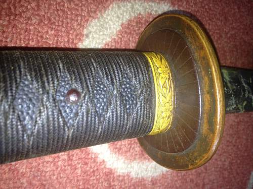 WWII Japanese Army Samurai Sword 1944