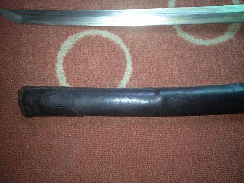 WWII Japanese Army Samurai Sword 1944