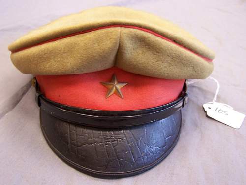 Japanese army officers hat?