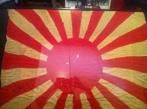 My Japanese Rising Sun War/Banzai flag.