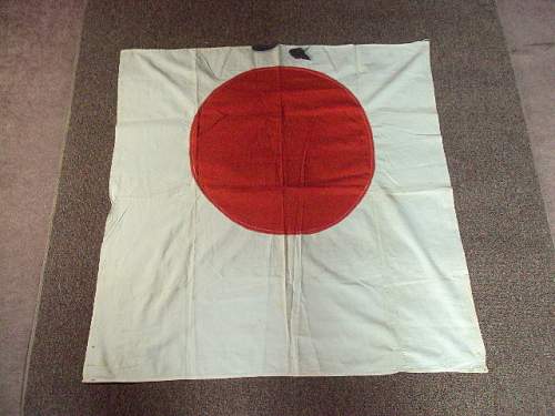 Ww2 japanese flag off centered ?