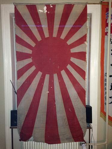 Navy war camp flag from Japan