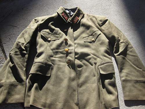 Japanese type 98 officers tunic