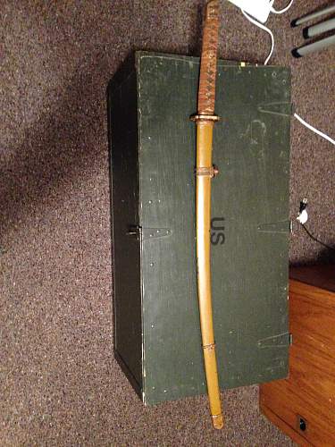 Hello I picked up this WW2 Japan sword