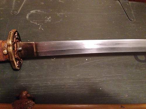 Hello I picked up this WW2 Japan sword