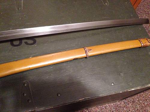 Hello I picked up this WW2 Japan sword