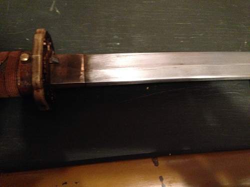 Hello I picked up this WW2 Japan sword