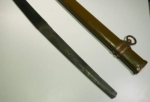 WW2 Japanese sword - real of fake - please advice.