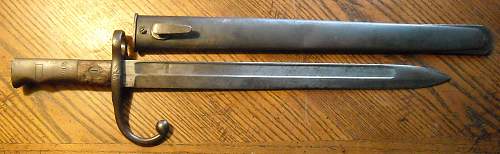 The rare type 22 Murata bayonet