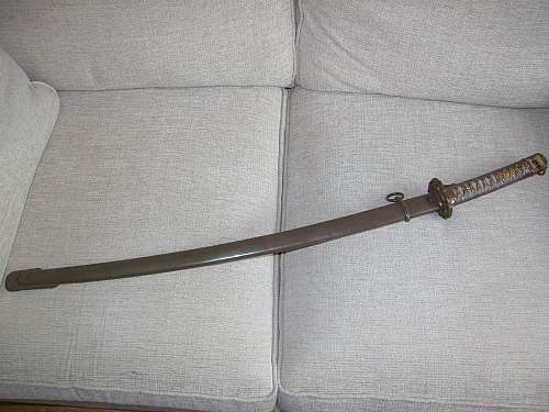 My First Type 95 NCO Sword