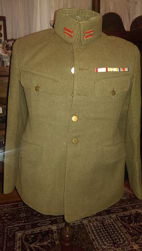 Japanese Warrant Officers Wool M98 Tunic