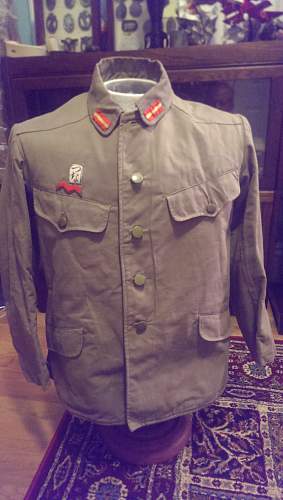 Japanese Warrant Officers Wool M98 Tunic