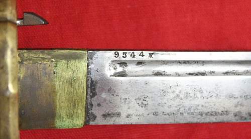 copper handle type 95 nco sword