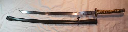 Original WWII Chinese Japanese copy sword?